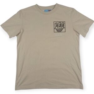 Keith Haring X Shoe Palace Artist Graphic Tee Mens Medium Beige Limited Edition